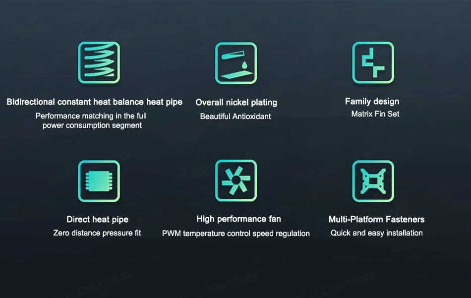 DeepCool GAMMAXX AG300 CPU Air Cooler with 3 Heatpipes and PWM Fan for Intel & AMD - Image 7