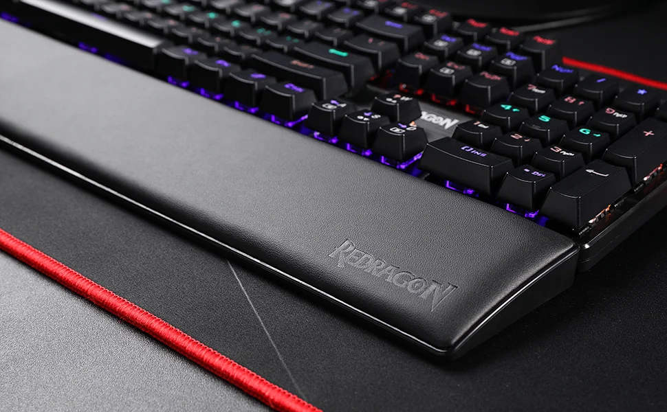 مسند معصم للكيبورد Redragon P037 Meteor L من إسفنج الذاكرة للكيبوردات 104 مفتاح - Thumbnail 10