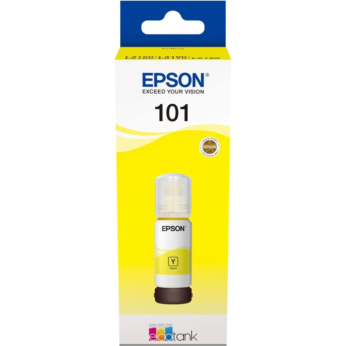EPSON 101 EcoTank Genuine Yellow Ink Bottle 70 ml