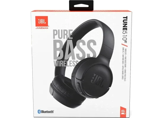 سماعة رأس JBL Tune 510BT على الأذن، بلوتوث 5.0، صوت Pure Bass، مكالمات دون استخدام اليدين، بطارية 40 ساعة - أسود - Thumbnail 6