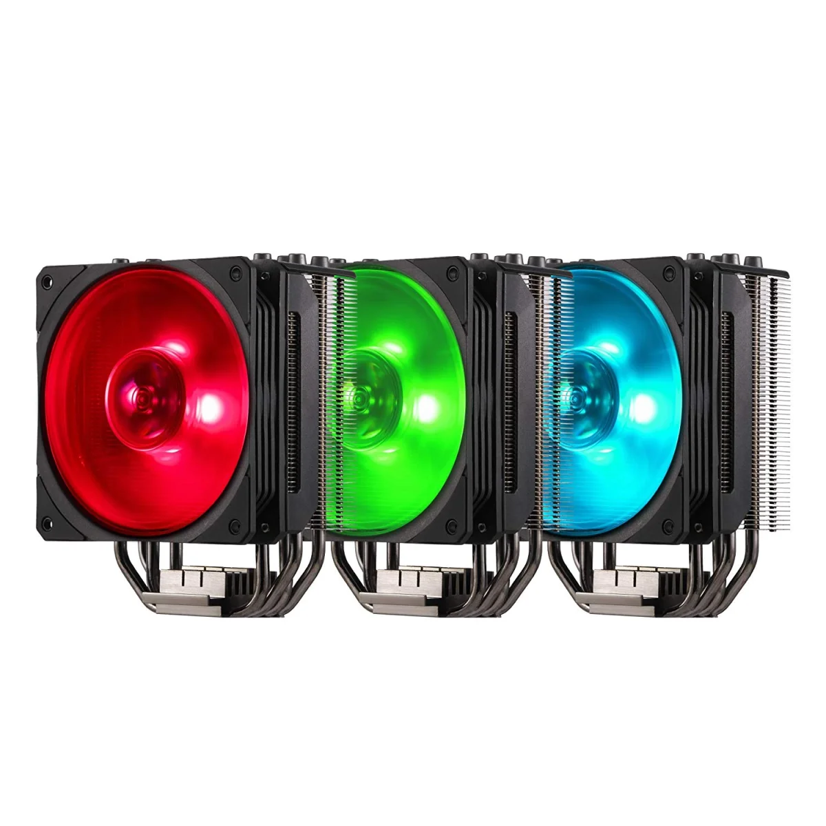مبرد هوائي للمعالج Cooler Master Hyper 212 RGB Black Edition مع وحدة تحكم - Image 2