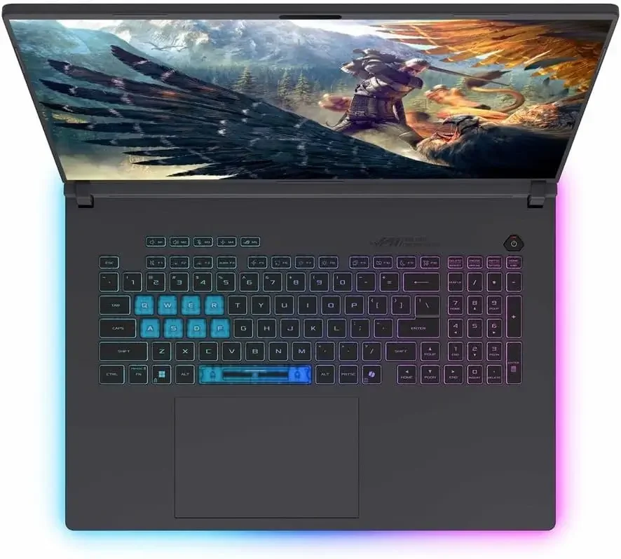 لابتوب ألعاب Asus ROG Strix G18 بمعالج Intel Core Ultra 9 275HX وكرت RTX 5070 Ti وشاشة 18 إنش 2.5K IPS 240Hz وذاكرة 16GB و1TB SSD - Image 2