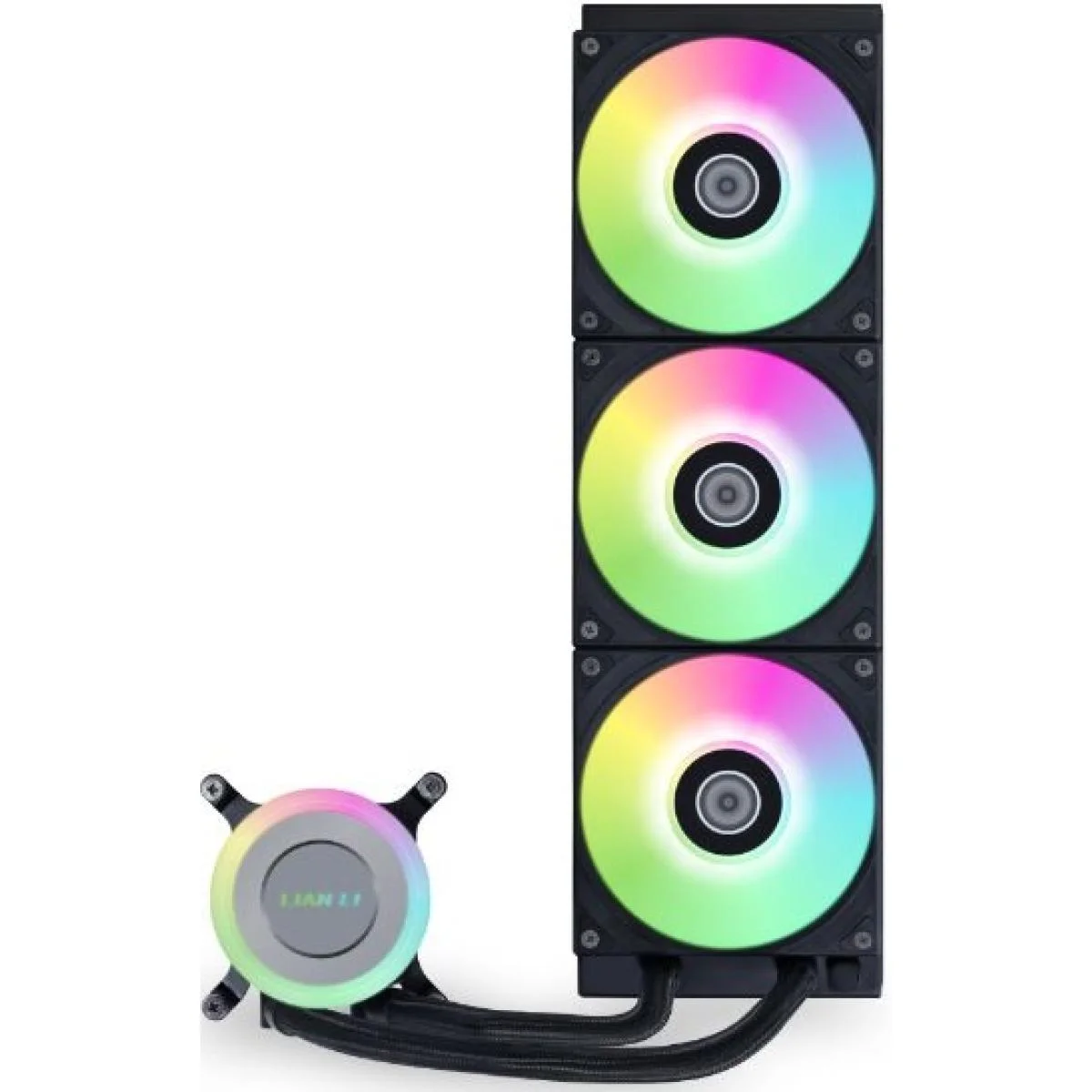 مبرد سائل AIO للمعالج LIAN LI GA II Lite 360 بإضاءة ARGB - أسود