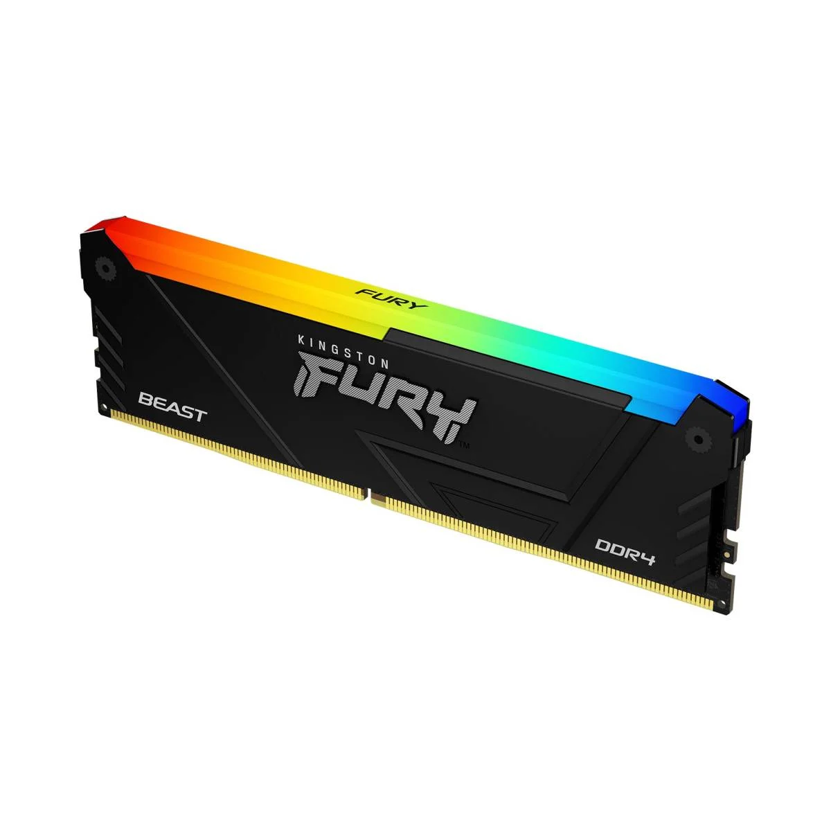 ذاكرة رام Kingston FURY Beast RGB 16GB DDR4 بسرعة 3200MT/s