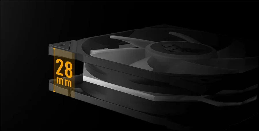 Asus TUF Gaming TR120 ARGB 120mm Case Fan 2000RPM White - Thumbnail 7