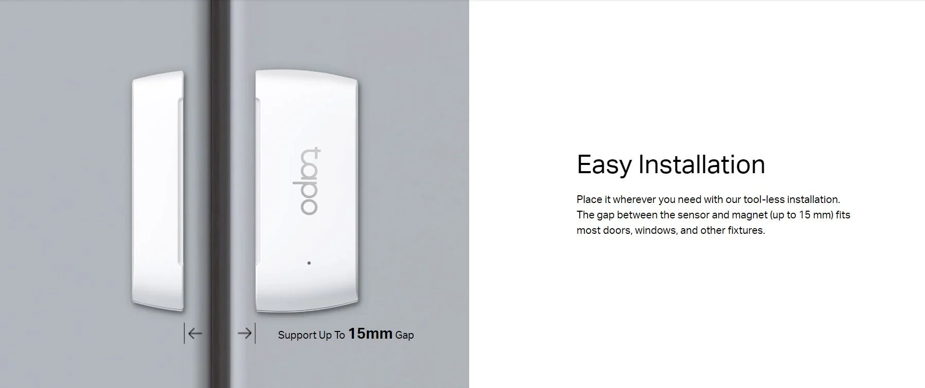 حساس أبواب وشبابيك ذكي TP-LINK Tapo T110 - Thumbnail 12