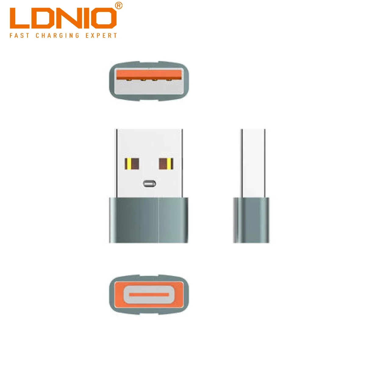محول LDNIO LC150 من Type-C أنثى إلى USB ذكر