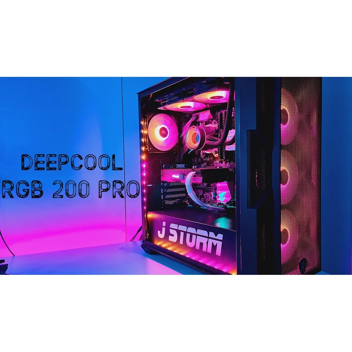 شريط إضاءة LED RGB قابل للعنونة DeepCool RGB 200 PRO مع طقم تثبيت مغناطيسي - Image 2