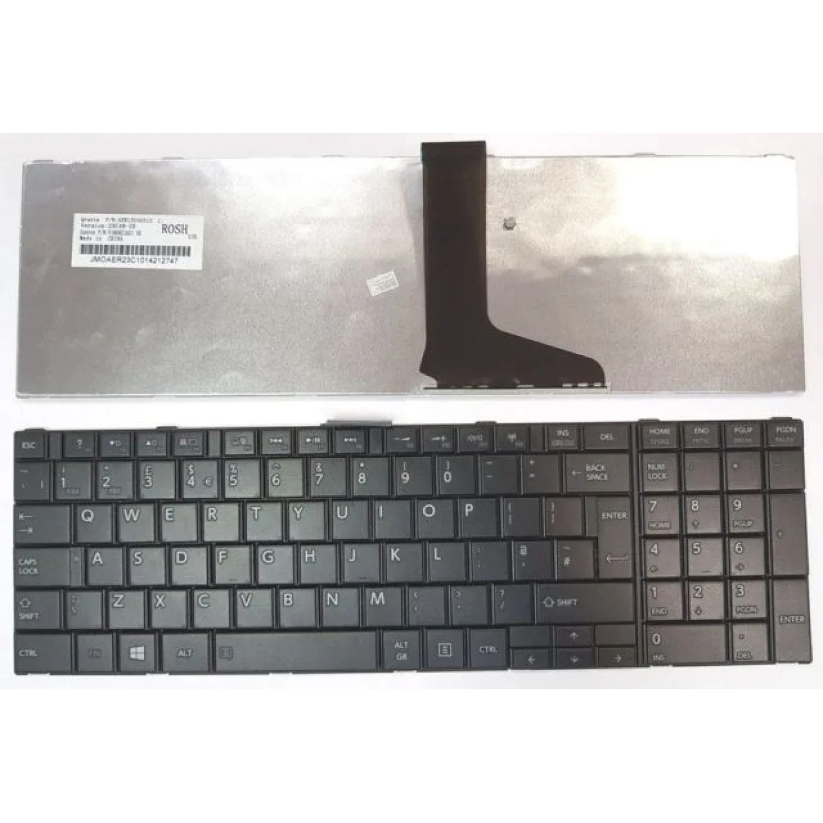 Replacement Keyboard for Toshiba C850 Laptop