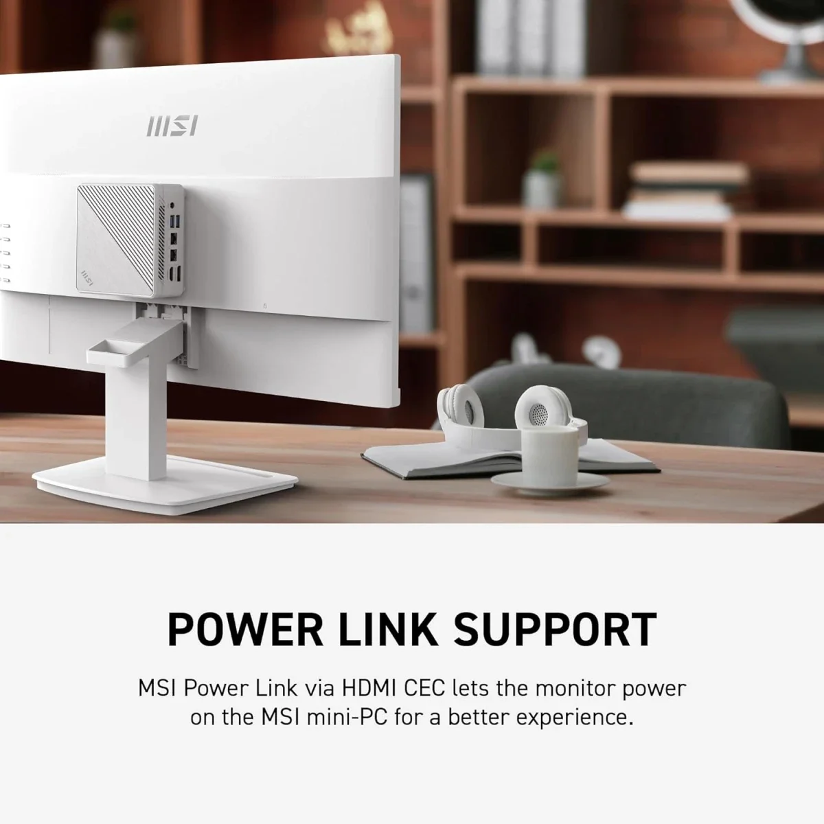 شاشة MSI PRO MP2412W مقاس 24 إنش Full HD بتردد 100 هرتز ولوحة VA - أبيض - Thumbnail 3