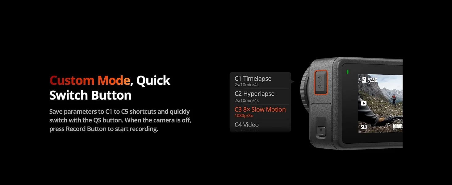 كاميرا أكشن DJI Osmo Action 4 Adventure Combo مقاومة للماء 4K/120fps - Thumbnail 24