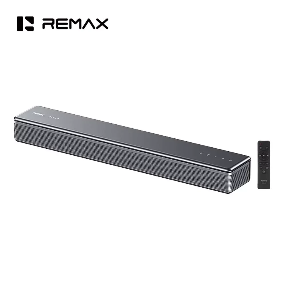 ساوند بار Remax Yuenhi Series RTS-20 للتلفزيون بقدرة 80 واط مع صب ووفر مدمج