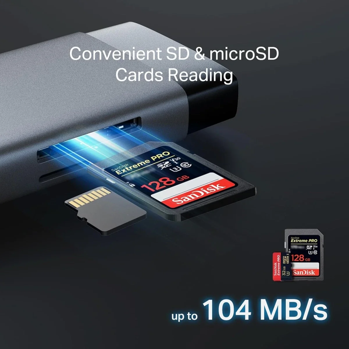موزع USB Type-C TP-LINK UH9120C 9 في 1 مع HDMI بدقة 4K@60Hz وإيثرنت جيجابت وPD بقدرة 100W - Image 8