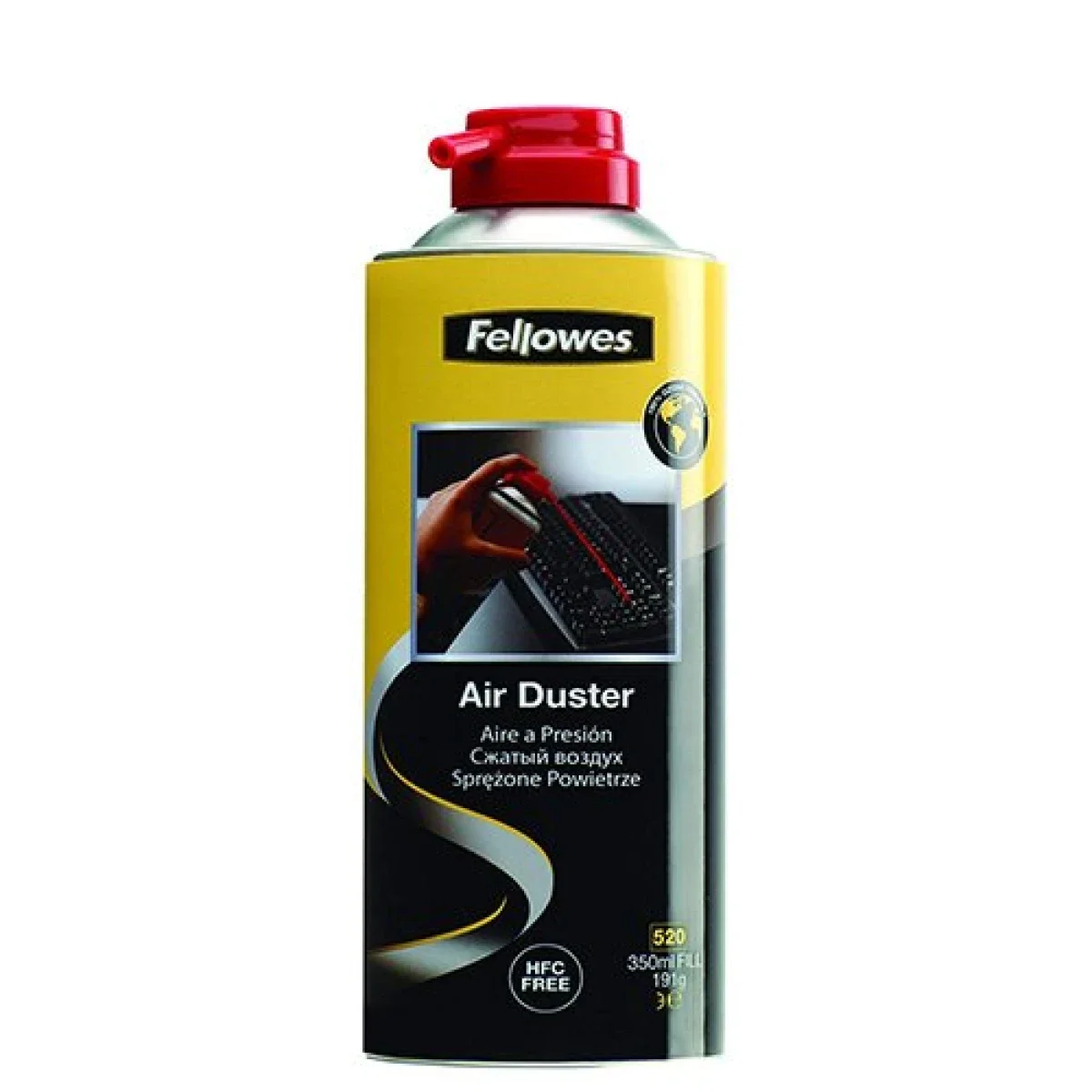 منفاخ هواء Fellowes بعبوة 520 مل وسعة تعبئة 350 مل
