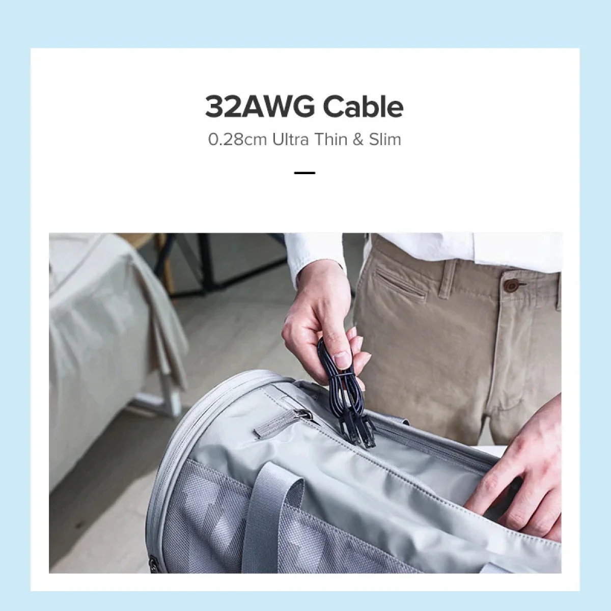 UGREEN NW122-70331 Cat6A Pure Copper Ethernet Cable 0.5m Black - Thumbnail 6
