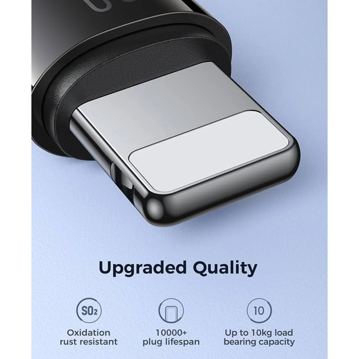 كيبل JOYROOM JR-A31-CL3 من USB-C إلى Lightning للشحن السريع 30W بطول 1.2 متر أسود - Thumbnail 3