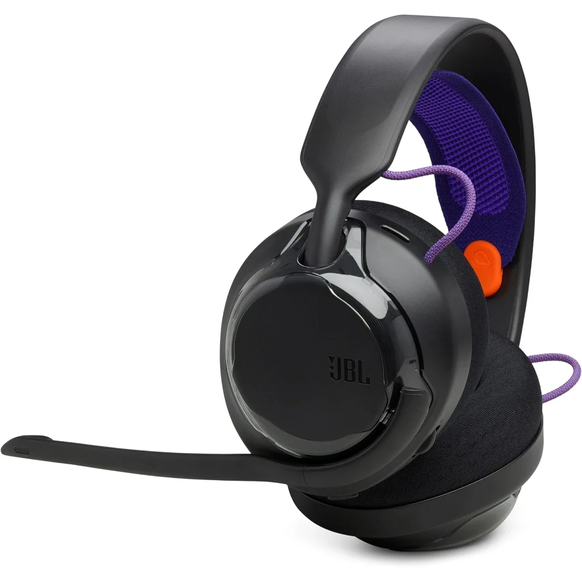 سماعة رأس ألعاب JBL Quantum 255 سلكية فوق الأذن بكابل 3.5 مم، أسود
