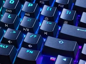كيبورد ألعاب HyperX Alloy Origins 65 ميكانيكي بمفاتيح حمراء خطية وإضاءة RGB - Thumbnail 11
