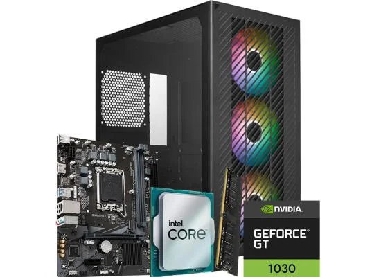 Intel Core i5-12400F Gaming PC with GeForce GT 1030 2GB, 8GB RAM & 240GB SSD - Image 2