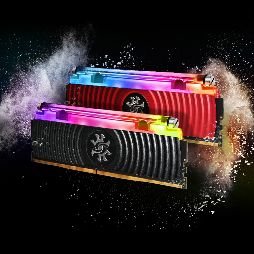 ذاكرة XPG SPECTRIX D80 بسعة 8GB DDR4-4133 RGB بتبريد سائل - Image 2