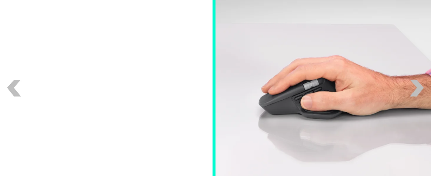 Logitech MX Master 4 Ergonomic Wireless Mouse with Haptic Feedback - Pale Grey - Thumbnail 20