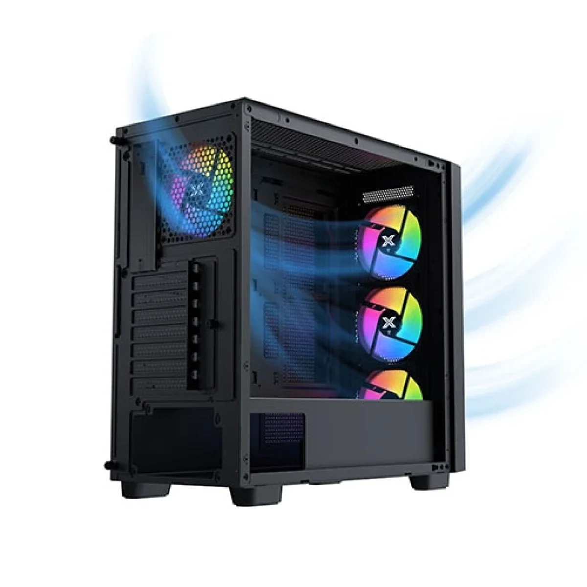 XIGMATEK Gaming Z Pro E-ATX Gaming Case Black with USB 3.0 - Thumbnail 5