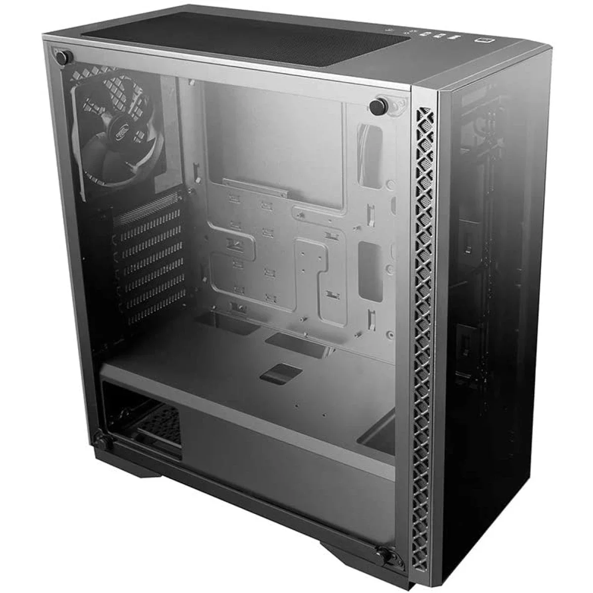 DeepCool MATREXX 50 Tempered Glass Mid-Tower Gaming Case with 4 ARGB Fans - Black - Image 4