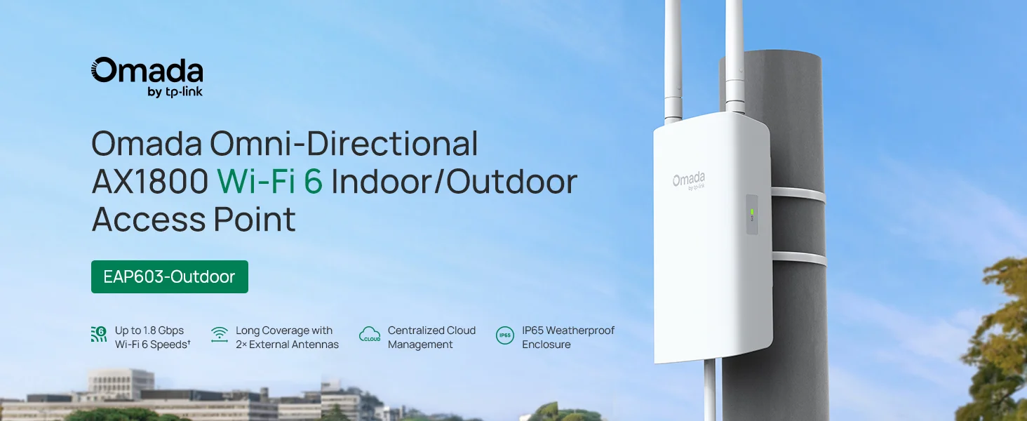TP-Link Omada EAP603-Outdoor AX1800 Wi-Fi 6 Dual-Band Outdoor Access Point - Image 7