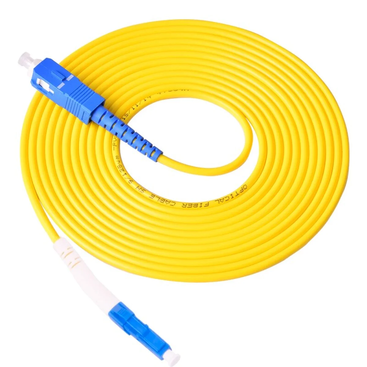 CHINA SC-SC Single Mode Simplex Fiber Optic Patch Cable, 15m