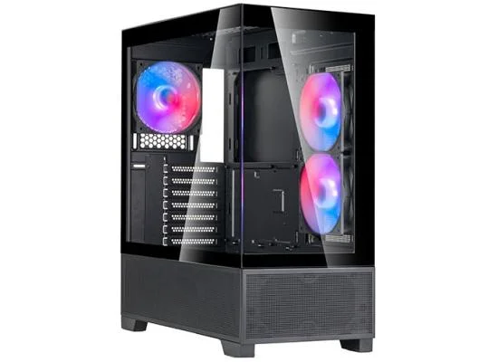 SilverStone Lucid 05 Black ARGB ATX Mid-Tower Gaming Case - Image 5