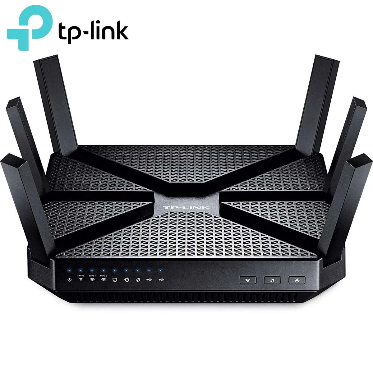 جهاز انترنت لاسلكي TP-LINK Archer C3200 (Wi-Fi Router) متطور ثلاثي النطاق مصمم لتوفير إنترنت فائق السرعة للمنازل والمكاتب الكبيرة التي تحتوي على أجهزة متعددة