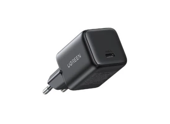 شاحن Ugreen X513 Nexode سريع 30 واط GaN USB-C PD 3.0 PPS - أسود - Thumbnail 2