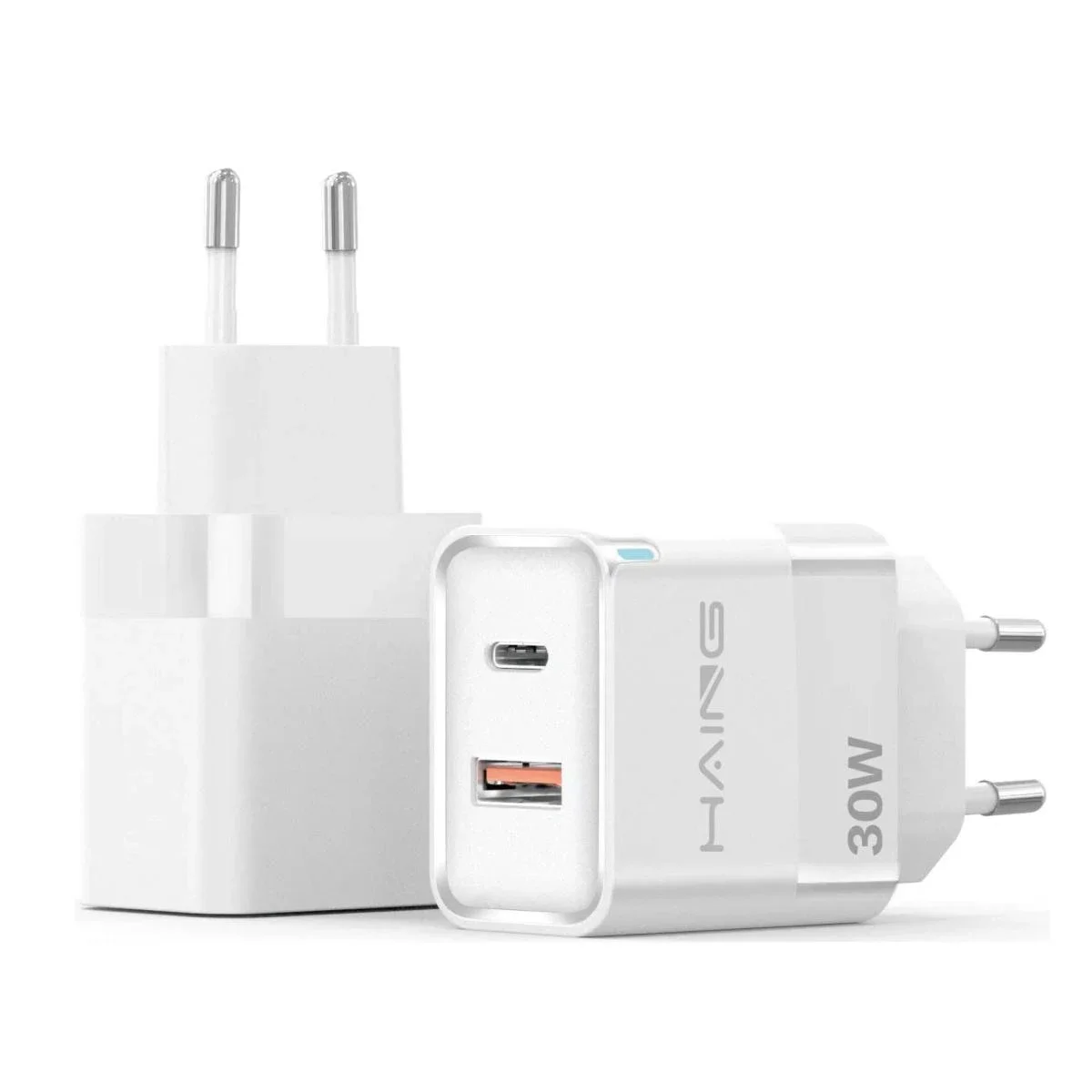HAING HI-A213 30W GaN Fast Charger with 2 USB Ports EU Plug