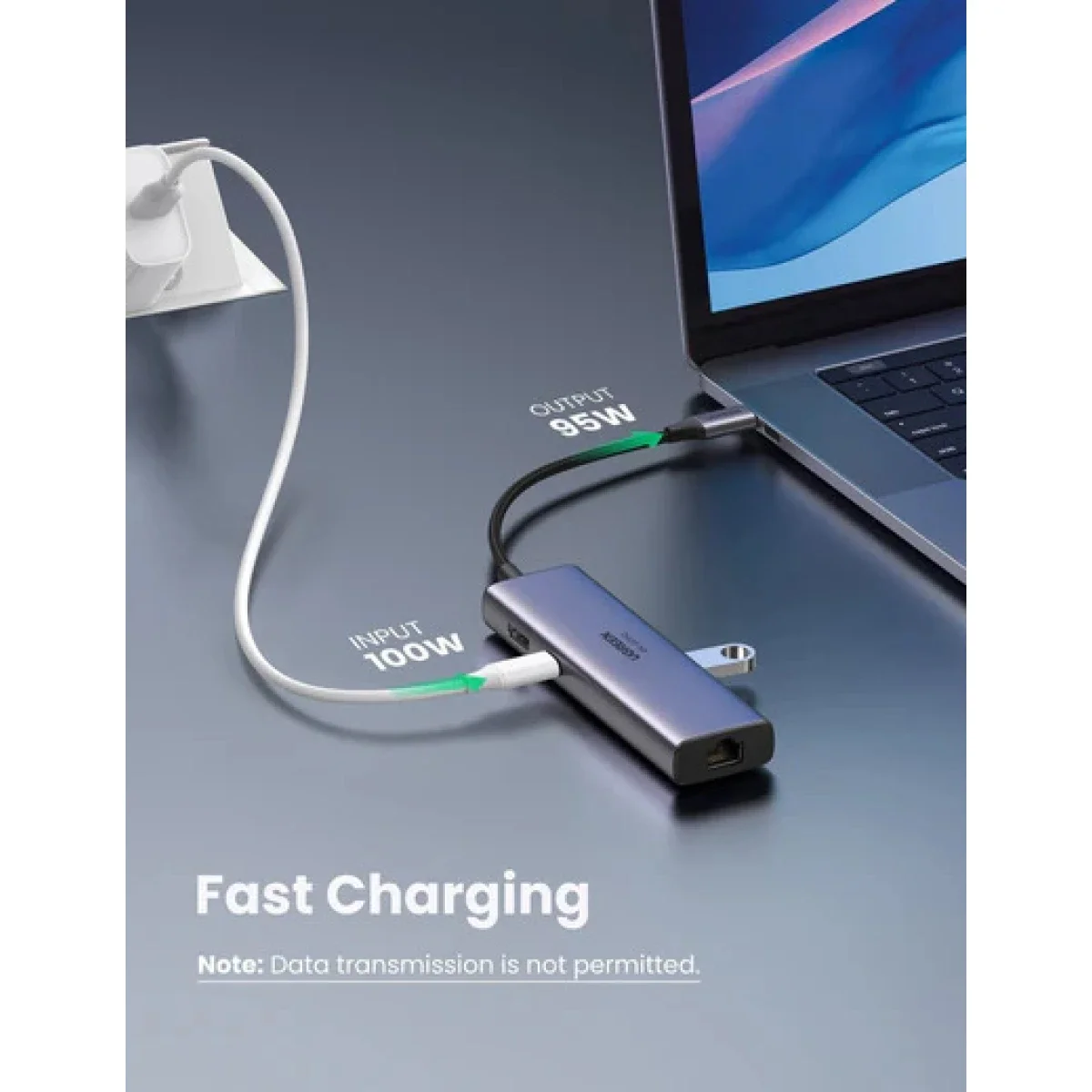 Ugreen 7-in-1 USB-C Hub with 4K 60Hz HDMI, 100W PD & Gigabit Ethernet - Thumbnail 8