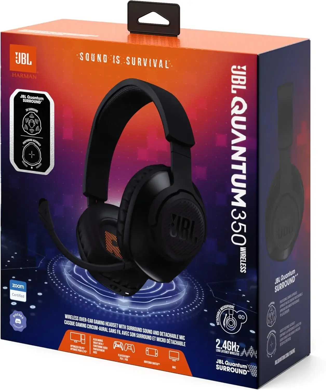 JBL Quantum 350 Wireless Gaming Headset - Image 4