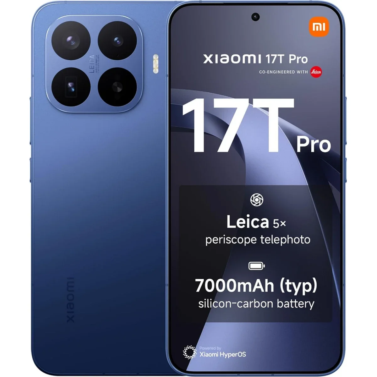 Xiaomi 17T Pro 5G 6.83-inch 144Hz AMOLED Smartphone 12GB RAM 512GB Deep Blue