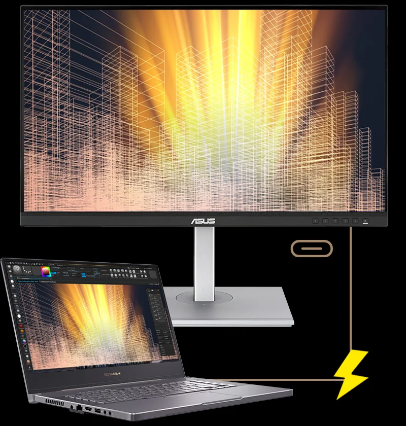 Asus PA279CV ProArt 27-Inch 4K UHD IPS Professional Monitor with USB-C 65W - Thumbnail 18