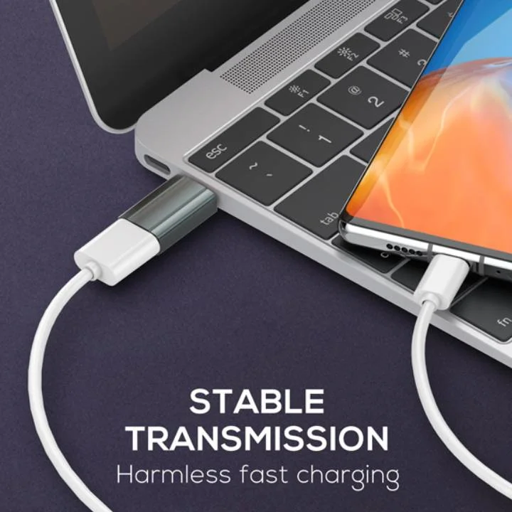 محول LDNIO LC140 محمول من USB-C إلى USB-A أنثى للشحن السريع ونقل البيانات - Thumbnail 7