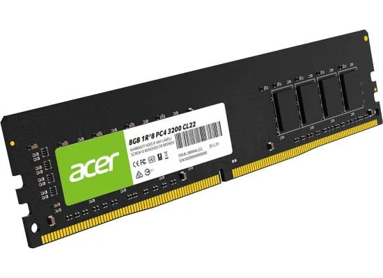 رام مكتبي Acer UD100 DDR4 سعة 8GB بسرعة 3200MHz U-DIMM BL.9BWWA.222 - Image 2