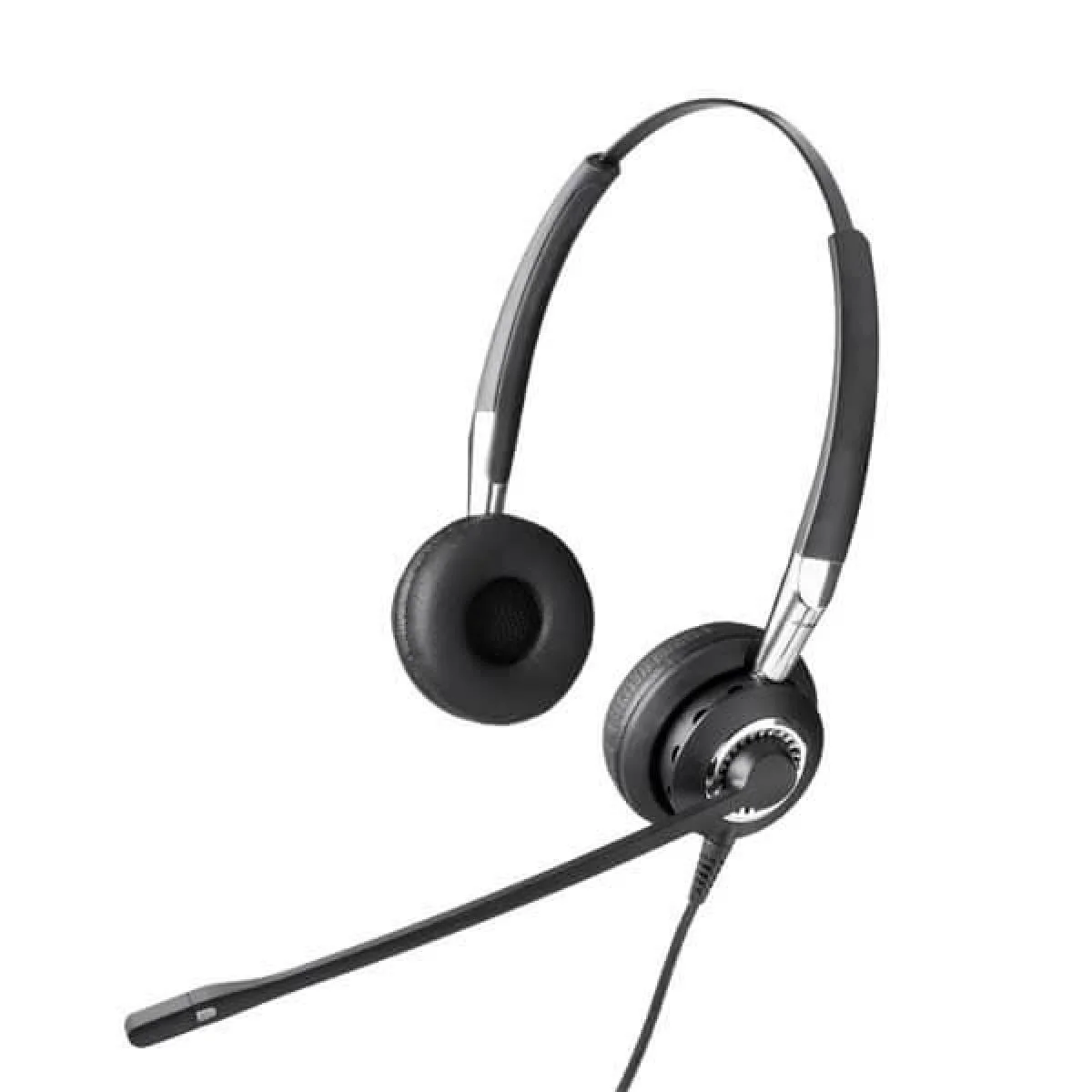 سماعة رأس Jabra BIZ 2400 Duo NC USB بميكروفون عازل للضوضاء وUSB-A أسود 2499-823-104 - Image 2