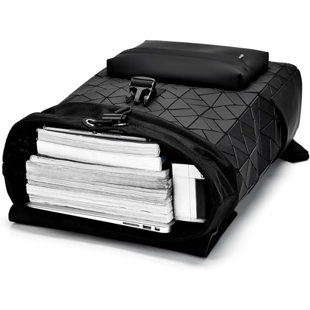 Okade 1612 Laptop Backpack for Up to 17-inch Laptops - Black - Thumbnail 3