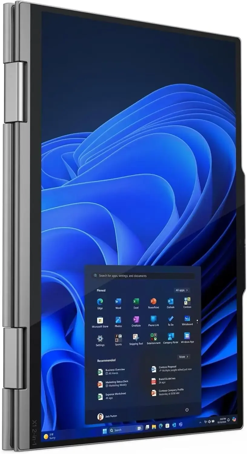 Lenovo ThinkPad X1 2-in-1 Gen 10 Aura Edition Business Laptop Intel Core Ultra 7 258V 14-inch WUXGA Touch - Image 3
