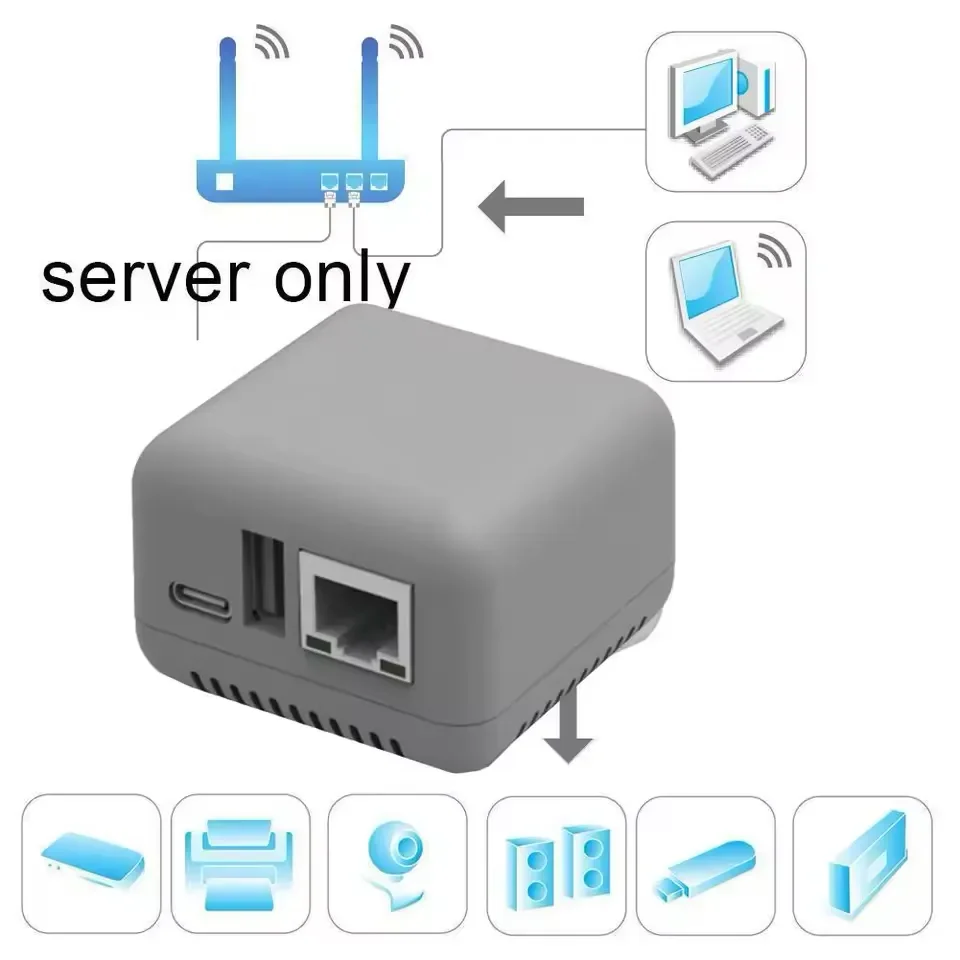 NP330 Mini Wireless Network USB 2.0 Print Server - Image 3
