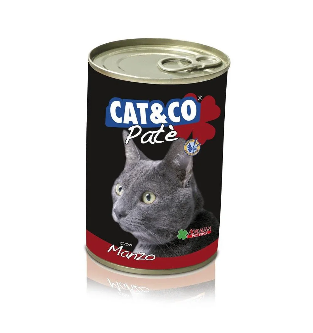 طعام قطط Cat And Co بنكهة اللحم 405 غ - Thumbnail 2