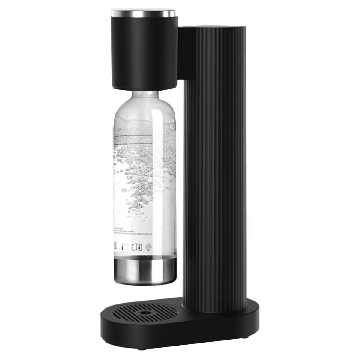 ماكينة صنع الصودا ULTRA SODA V500 مع أسطوانة CO₂ سعة 60 لتر وزجاجة 1000 مل - أسود مطفي - Image 2