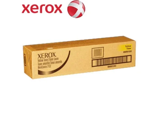 خرطوشة تونر Xerox 6R1263 ليزر أصلية باللون الأصفر - Image 2