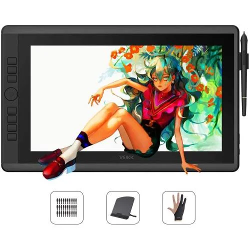 تابلت رسم VEIKK VK1560 Pro بشاشة 15.6 إنش وقلم - Thumbnail 2