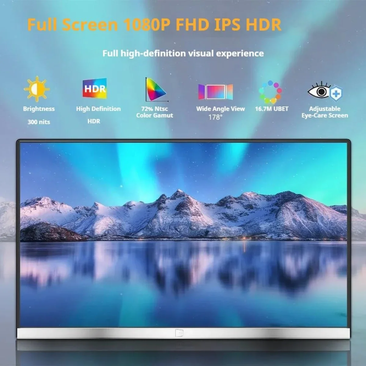 شاشة محمولة V2COM P4 مقاس 15.6 إنش IPS Full HD مع HDMI وUSB-C - Thumbnail 2