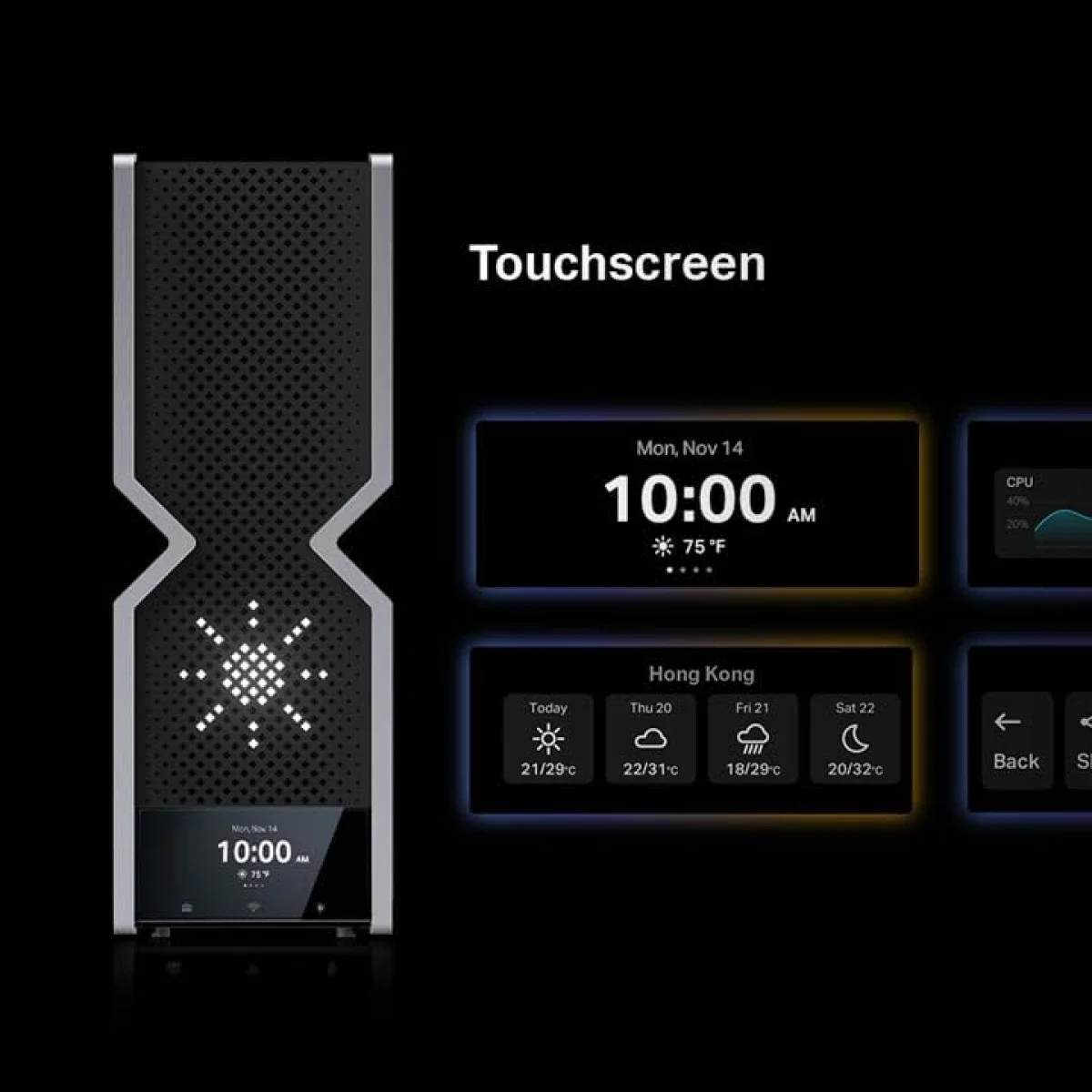 راوتر TP-LINK Archer BE900 BE24000 رباعي النطاق Wi‑Fi 7 مع منفذي 10Gbps و5 منافذ إيثرنت وشاشة LED تعمل باللمس - Image 6