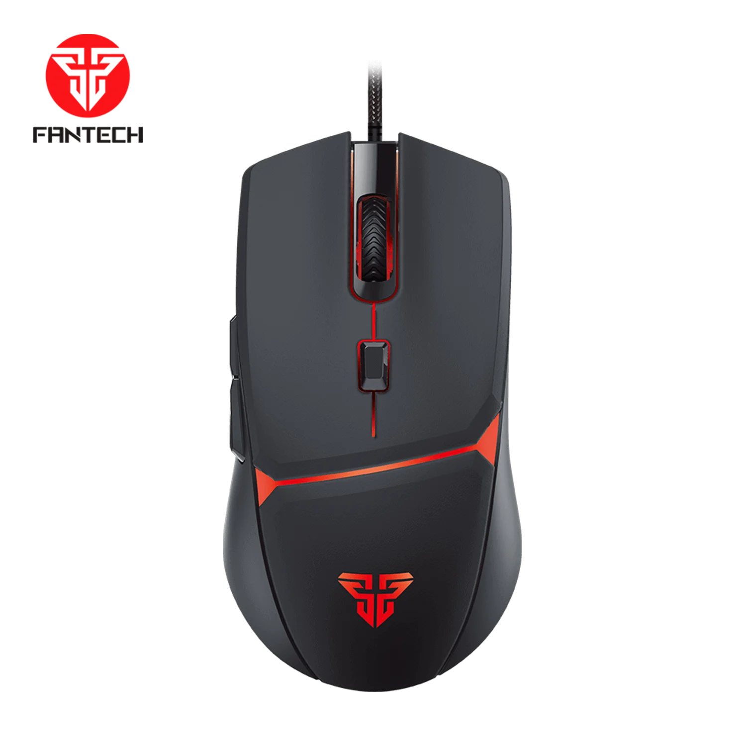 طقم كيبورد ألعاب مكون من ماوس وماوس باد وسماعة وحامل سماعة Fantech P51 5 في 1 - Image 4